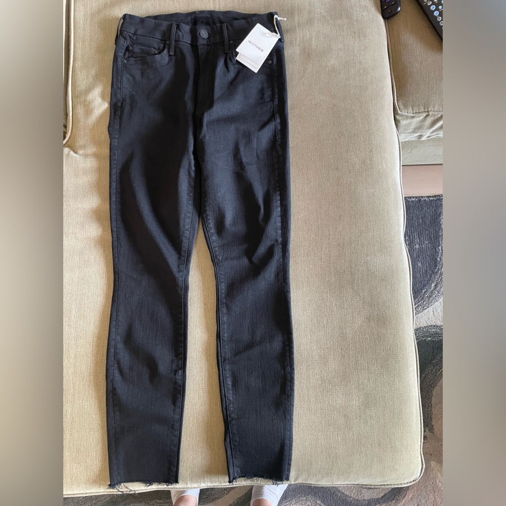 Mother-Black Denim skinny, size 26 - Picture 2 of 2